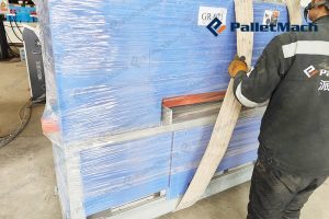 Armários de carregamento da linha de produção de blocos de paletes