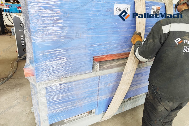 Armários de carregamento da linha de produção de blocos de paletes
