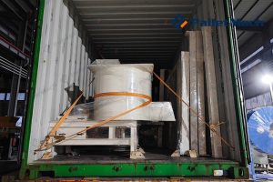 Armários de carregamento da linha de produção de blocos de paletes